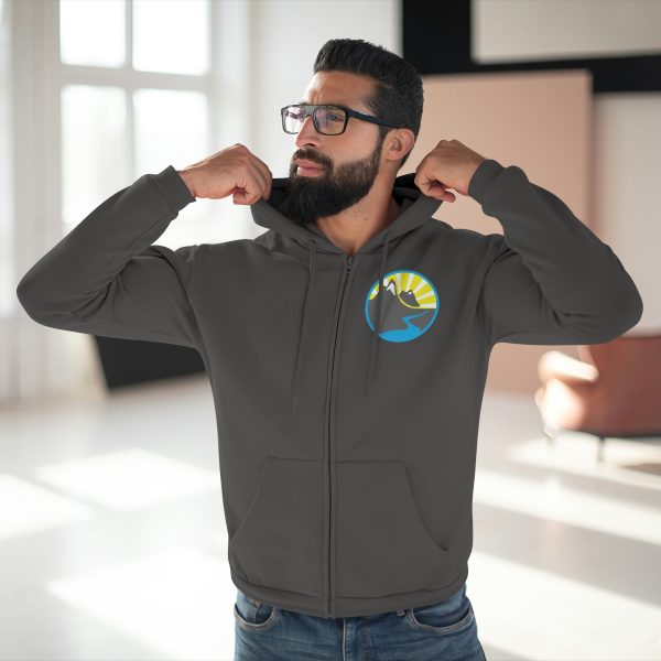 Church on the Mountain Unisex Hooded Zip Sweatshirt - Image 23