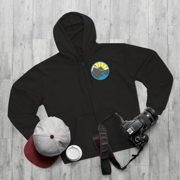 Church on the Mountain Unisex Hooded Zip Sweatshirt - Image 3