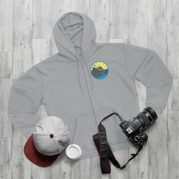 Church on the Mountain Unisex Hooded Zip Sweatshirt - Image 15